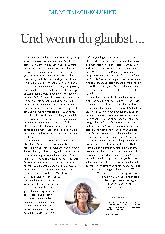 Vorschauseite 1: Und wenn du glaubst ..