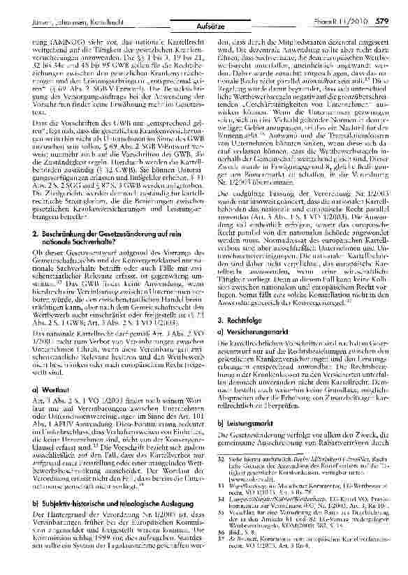 Vorschauseite 4: Die Anwendbarkeit des deutschen Kartellrechts auf die Tätigkeit der gesetzlichen Krankenversicherungen de lege lata und de lege ferenda