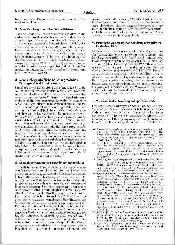 Vorschauseite 5: Niedergelassene Vertrggsärzte als „Beauftragte der Krankenkassen? -Von der Überdehnung eines Straftatbestandes