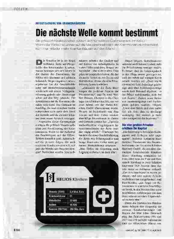 Vorschauseite 1: Die nächste Welle kommt bestimmt