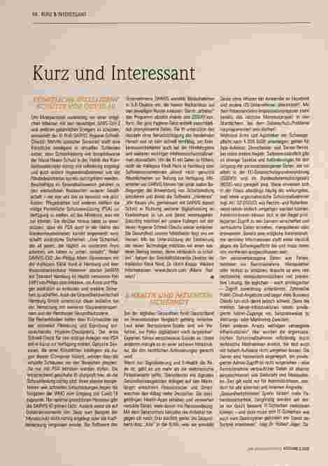 Vorschauseite 1: Kurz und interessant