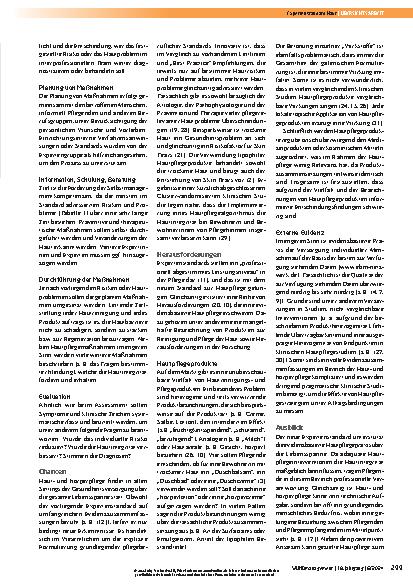 Vorschauseite 3: Evidenzbasierte Hautpflege und der Expertenstandard „Erhaltung und Förderung der Hautintegrität in der Pflege“.