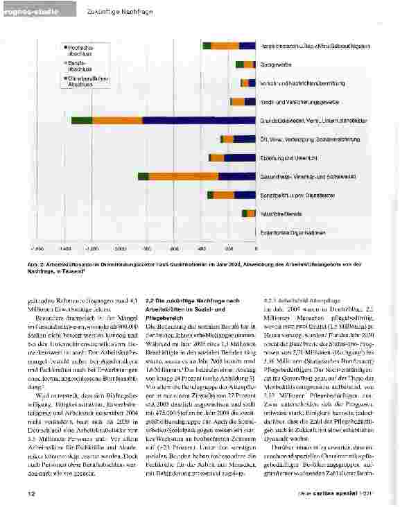 Vorschauseite 3: Arbeitsmarktanalyse und Führungskräftebefragung zur PersonalSituation in der Caritas