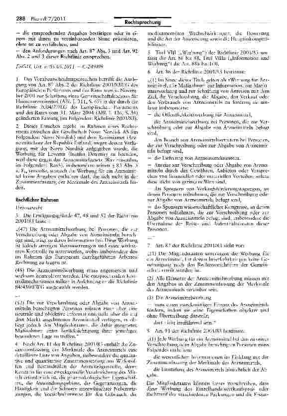 Vorschauseite 2: Zitate von nicht in der Fachinformation enthaltenen Studienergebnissen