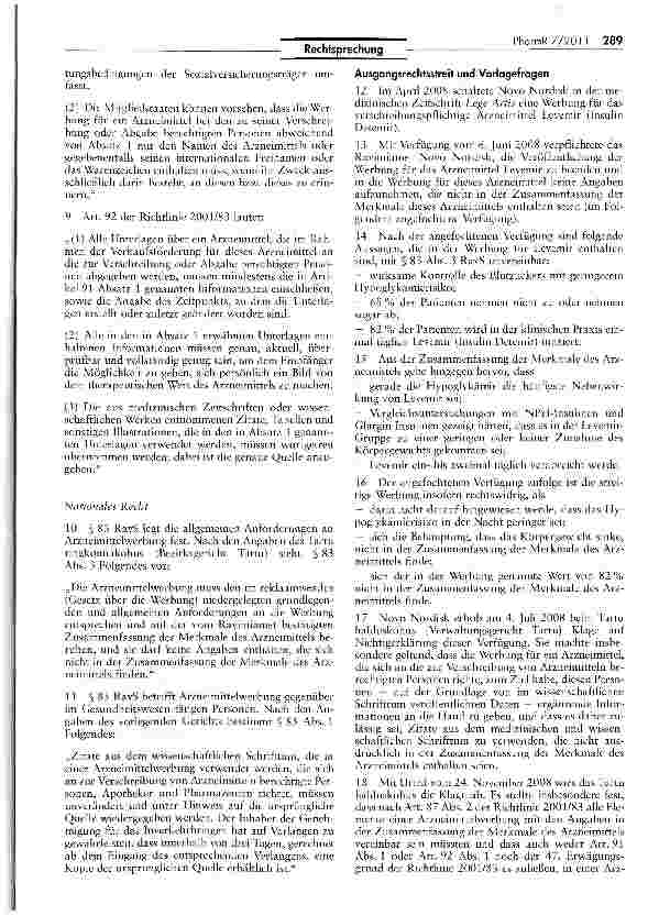Vorschauseite 3: Zitate von nicht in der Fachinformation enthaltenen Studienergebnissen