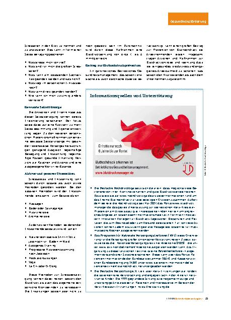 Vorschauseite 5: Risikofaktor Bluthochdruck Ständig unter Druck