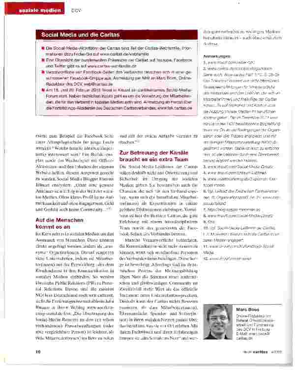 Vorschauseite 4: Social Media geben anonymen Institutionen ein Gesicht