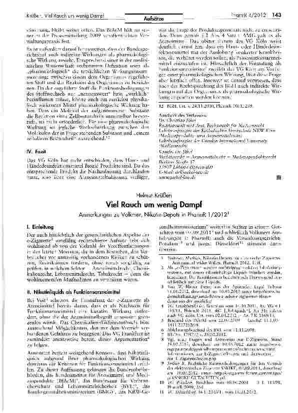 Vorschauseite 3: Hautund Händedesinfektionsmittel — Biozid-Produkt oder Arzneimittel?