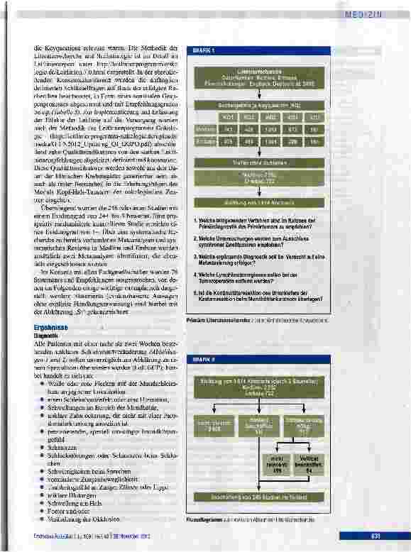 Vorschauseite 3: Diagnostik und Therapie des Mundhöhlenkarzinoms