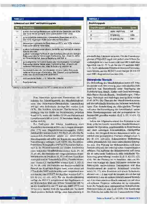 Vorschauseite 4: Diagnostik und Therapie des Mundhöhlenkarzinoms