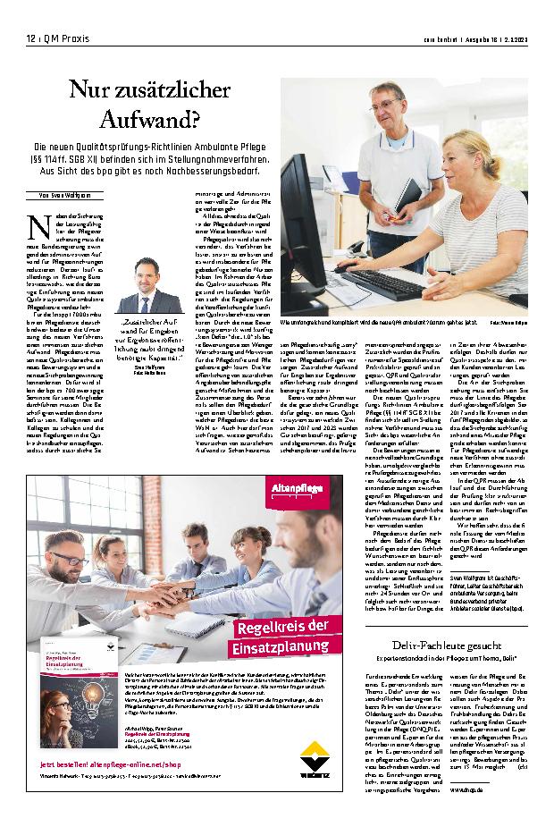 Vorschauseite 1: Nur zusätzlicher Aufwand?