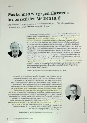 Vorschauseite 1: Was können wir gegen Hassrede in den sozialen Medien tun?