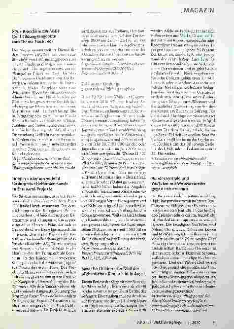Vorschauseite 2: Fachinformationen der Blätter der Wohlfahrtspflege