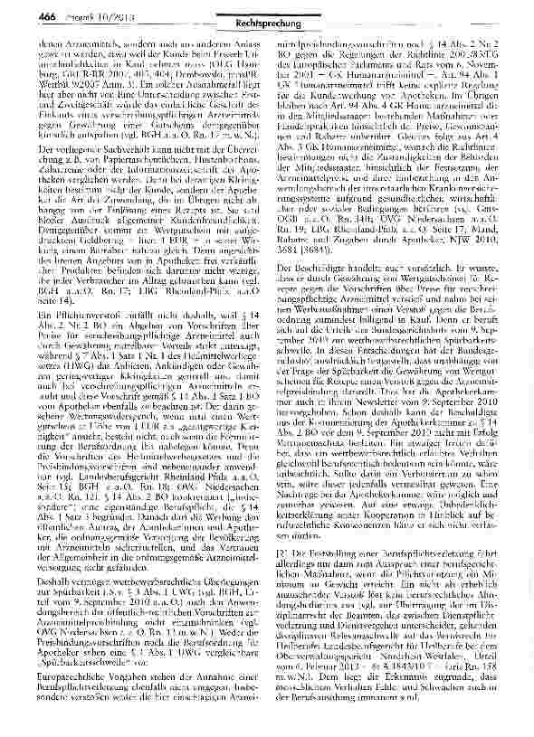 Vorschauseite 3: Keine Gewährung von Ein-Euro-Wertgutscheinen für Rezepteinlösung AMG $ 69 II; BO § 14 II Nr. 2
