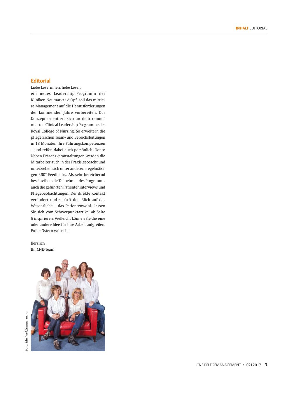 Vorschauseite 1: Editorial