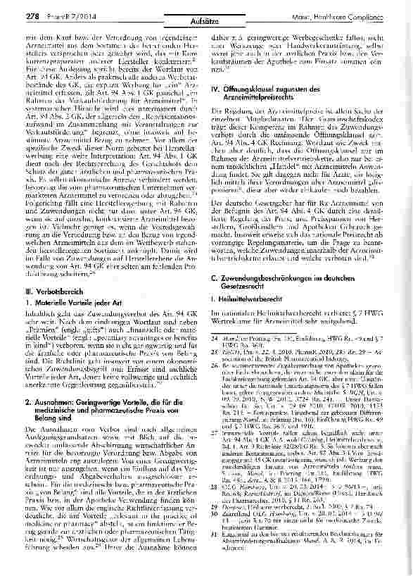 Vorschauseite 4: Healthcare Compliance