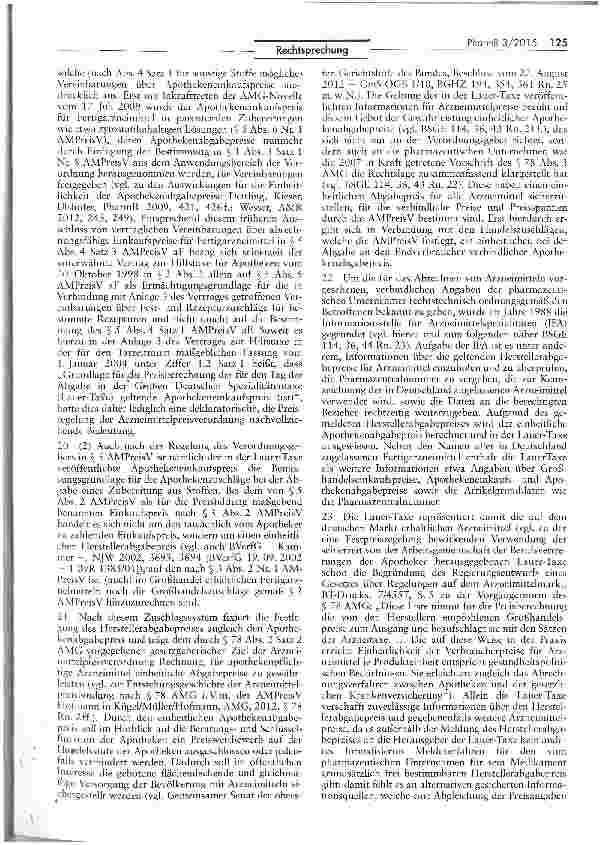 Vorschauseite 5: Betrugdurch Herstellung von Arzneimischungen aus nichtzugelassenen ArzneimittelnAMG $S 21, 73; AMPreisV § 5; SGB V § 129
