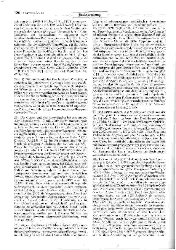 Vorschauseite 6: Betrugdurch Herstellung von Arzneimischungen aus nichtzugelassenen ArzneimittelnAMG $S 21, 73; AMPreisV § 5; SGB V § 129