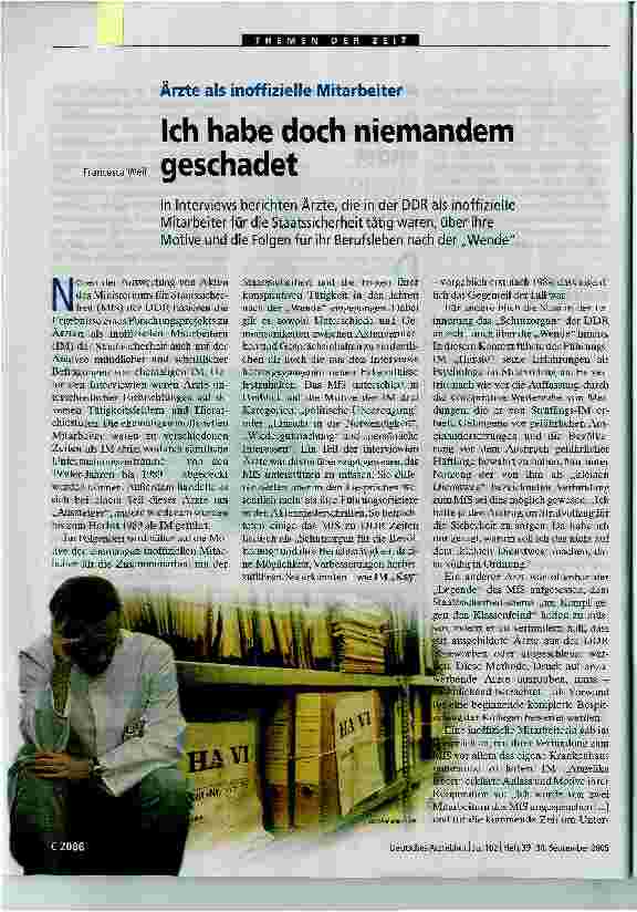 Vorschauseite 1: Ich habe doch niemandem geschadet
