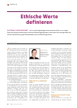Vorschauseite 1: Ethische Werte definieren