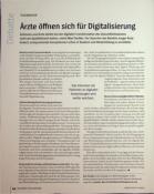 Vorschauseite 1: Ärzte öffnen sich für Digitalisierung
