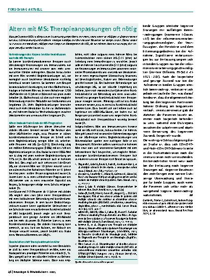 Vorschauseite 4: Aus internationalen Fachzeitschriften