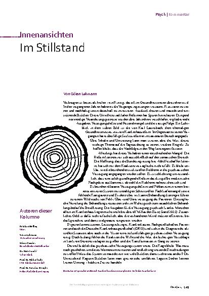 Vorschauseite 1: Im Stillstand