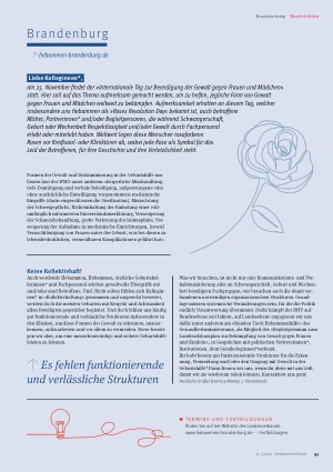 Vorschauseite 6: Nachrichten aus den Landesverbänden
