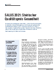 Vorschauseite 1: Salut 2021: Steirischer Qualitätspreis Gesundheit