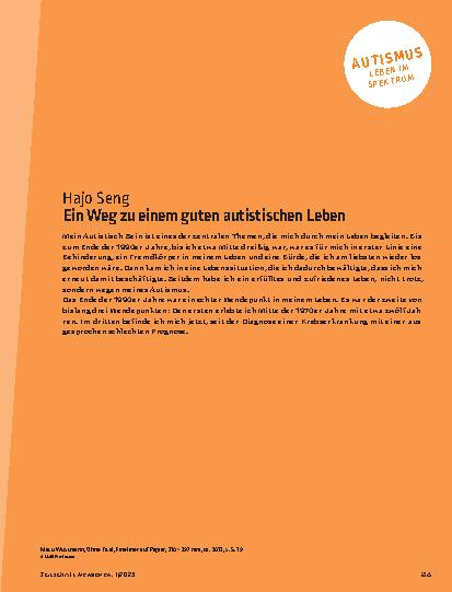 Vorschauseite 2: Ein Weg zu einem guten autistischen Leben