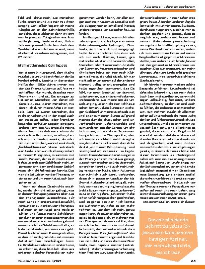 Vorschauseite 4: Ein Weg zu einem guten autistischen Leben