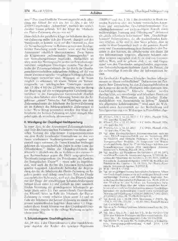 Vorschauseite 4: Schutz von Studienergebnissen: eine neue Kategorie geistigen Eigentums?