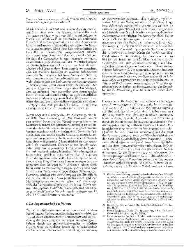 Vorschauseite 5: Verfassungsund europarechtliche Probleme des geplanten GKV-WSG