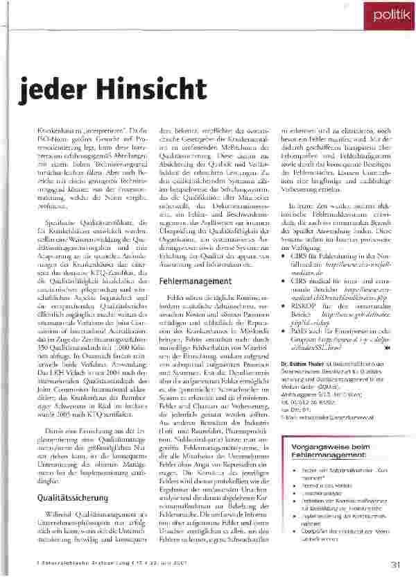 Vorschauseite 2: Optimierung in jeder Hinsicht