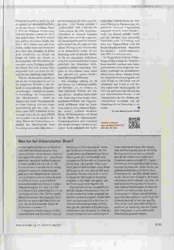 Vorschauseite 3: Tomosynthese ante portas