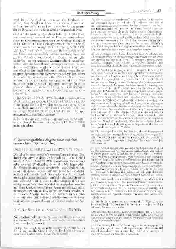 Vorschauseite 2: Arzneimittelwerbung mit Erfolgsversprechen (Neodolor I)
