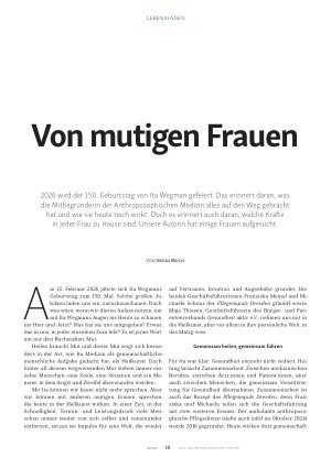 Vorschauseite 1: Von mutigen Frauen