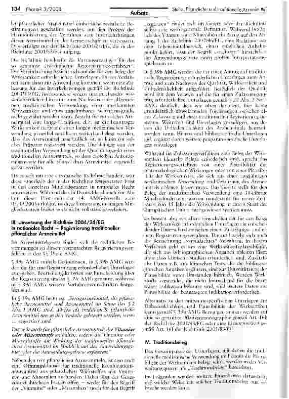 Vorschauseite 2: Pflanzliche und traditionelle Arzneimittel