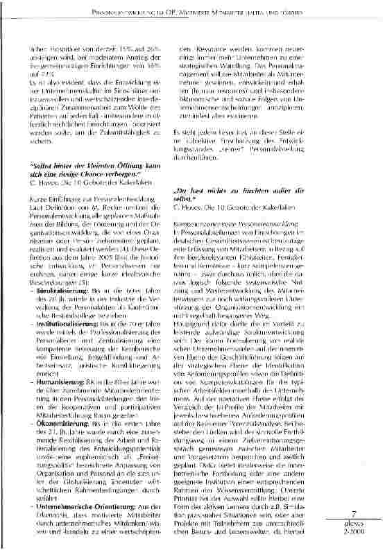 Vorschauseite 2: PERSONALENTWICKLUNG IM OP: MOTIVIERTE MITARBEITER HALTEN UNDFÖRDERN