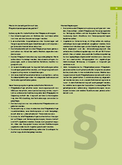 Vorschauseite 1: Was ist im derzeitigen Entwurf des Pflegekompetenzgesetzes geplant?