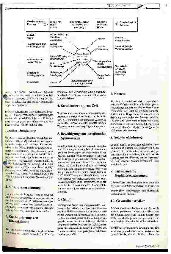 Vorschauseite 2: Können Ärzte und Pflegende Vorbilder für gesundheitsbewußtes Verhalten sein?