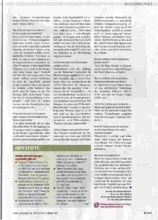 Vorschauseite 3: Entscheidungshilfen für die Impfung