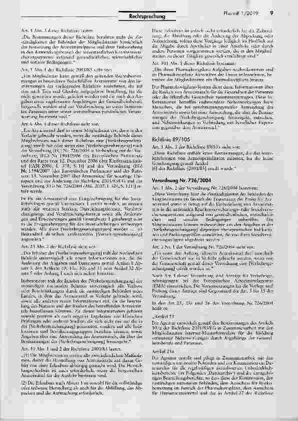 Vorschauseite 2: Zulässigkeit der Kostenübernahme für Off-Label- Anwendung eines Arzneimittels