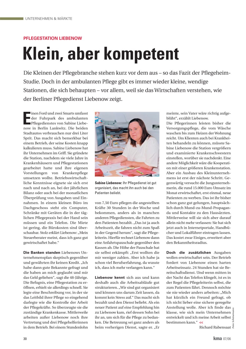 Vorschauseite 1: Klein, aber kompetent