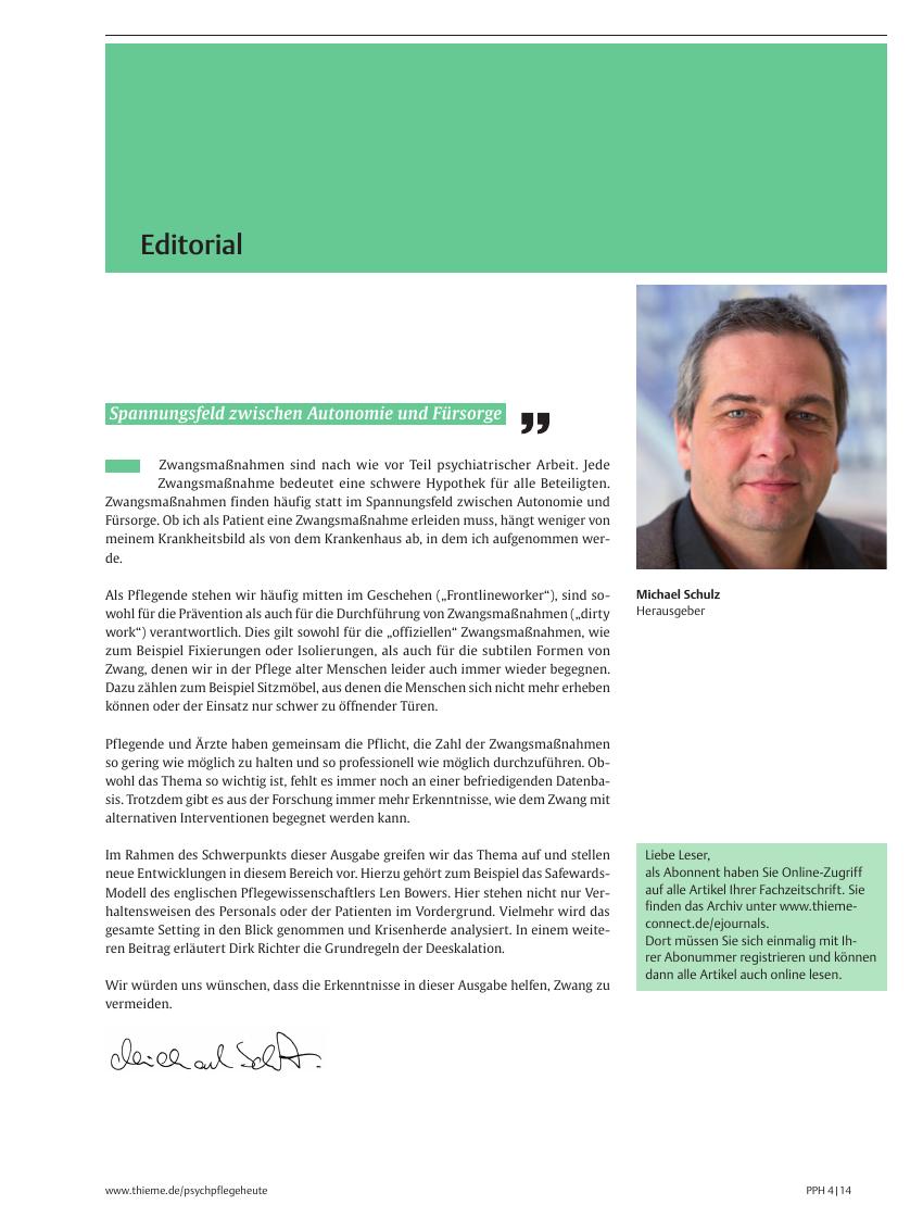 Vorschauseite 1: Editorial