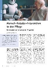 Vorschauseite 1: Mensch-Roboter-Interaktion in der Pflege: Technologien zur Entlastung der Pflegenden