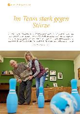 Vorschauseite 1: Im Team stark gegen Stürze
