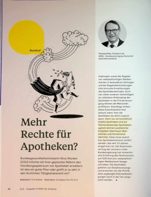 Vorschauseite 1: Mehr Rechte für Apotheken?