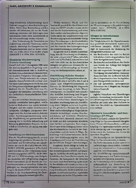Vorschauseite 2: Aktuelles und Wichtiges aus dem Berufsrecht