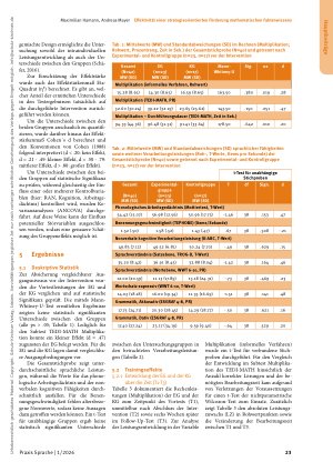 Vorschauseite 6: Effektivität einer strategieorientierten Förderung mathematischen Faktenwissens bei Schüler: innen mit Sprachentwicklungsstörungen